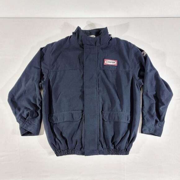 Bulwark FR Men's Size XXL 2XL Flame Resistant Navy Blue Bomber Jacket JNJ8NV3 - Picture 1 of 6